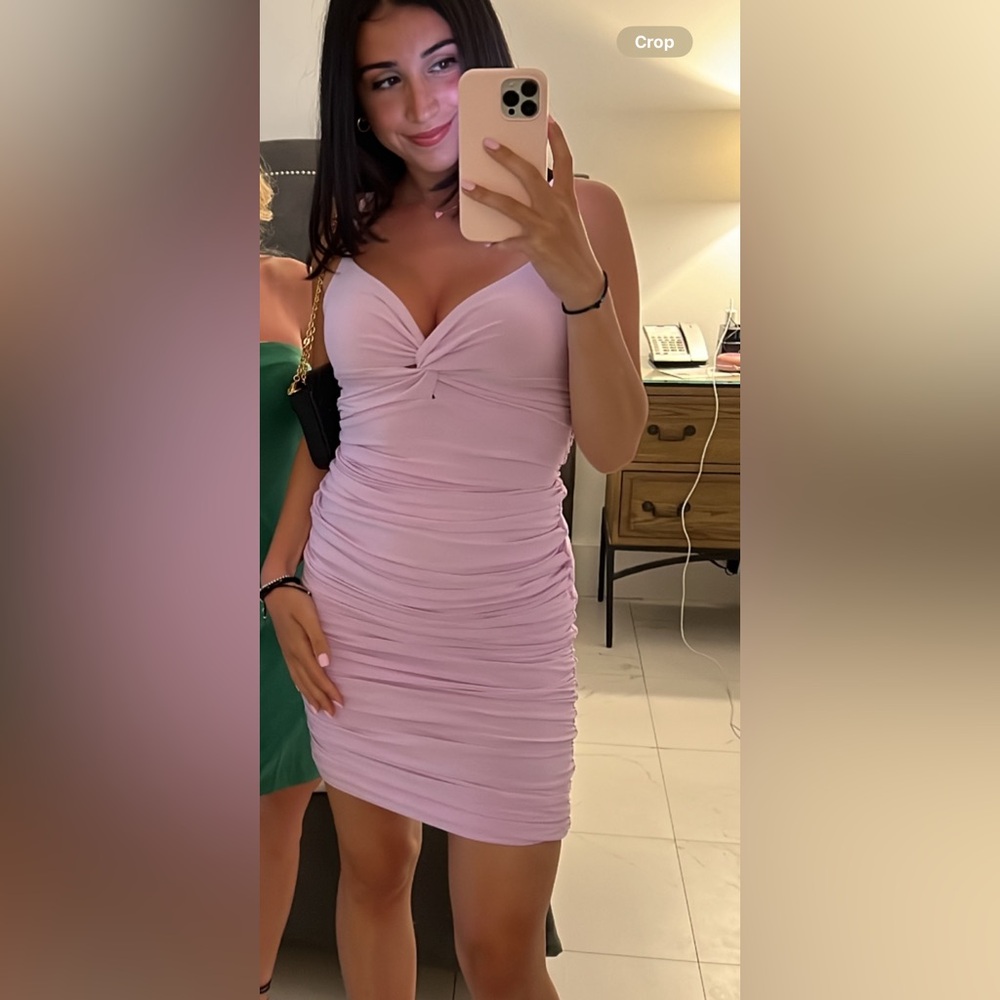 Club london lilac bodycon dress